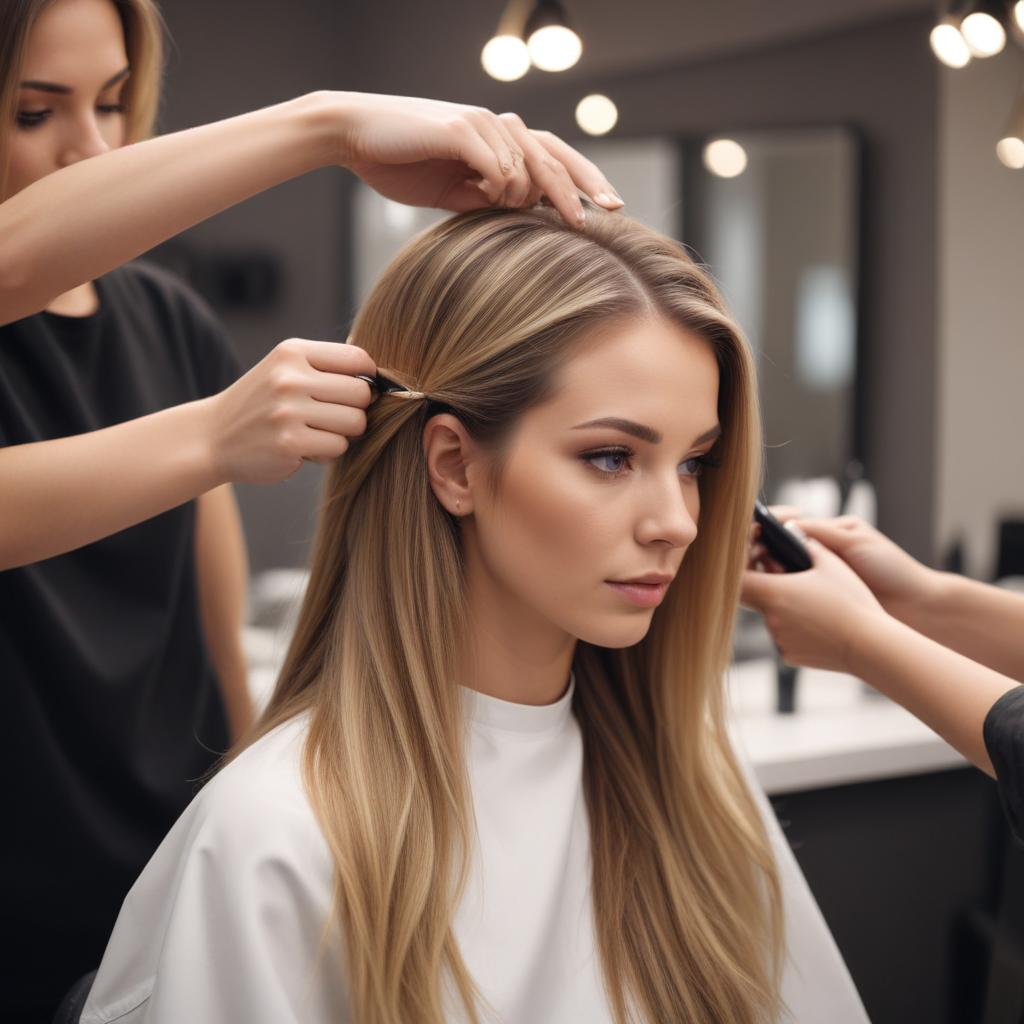 Методы, показания и уход при наращивании волос с точечной фиксацией