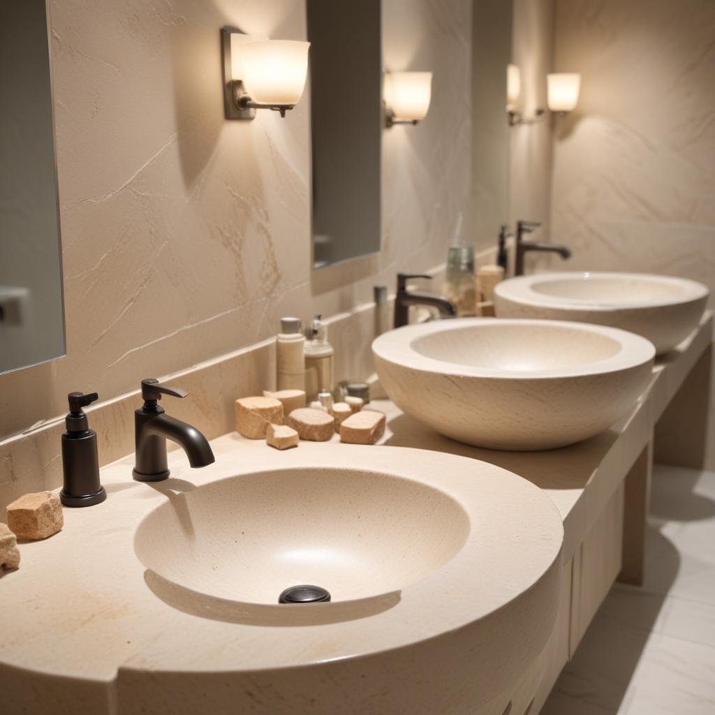 Каменные раковины: виды, материалы и правила ухода